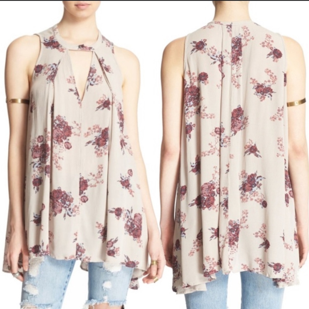 Free People “Tree Swing Dress” sz M tunic dress